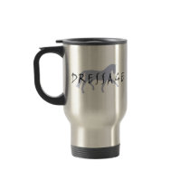 Dressage Trot w/ Text (blue) mugs