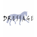 Dressage Trot w/ Text (blue) t-shirts by dogsandhorses Dressage Trot w/ Text (blue) t-shirts