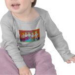 Dressed-up Cowboy Show illustration with horses Shirts