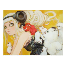 Dressed Up Disorder Postcard