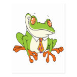 Dressed Up Frog Postcard