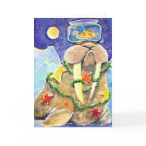 Dressed Up Walrus cards