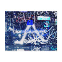 Dressing Room Graffiti Postcard