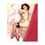 Dressing Room Pin Up Post Card