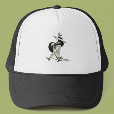Dressup in Black and White Mesh Hats Zazzle_hat Dressup in Black and White Mesh Hats Zazzle_hat
