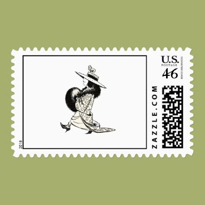 Dressup in Black and White Stamps Zazzle_stamp Dressup in Black and White Stamps Zazzle_stamp