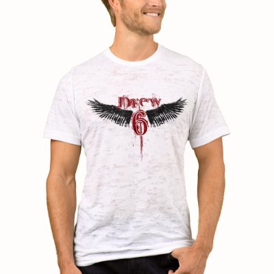 Drew6 logo mens fitted T T-shirt by clubwestrecords