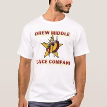 DREW MIDDLE DANCE COMPANY LOGO t-shirts by grailseeker DREW MIDDLE DANCE COMPANY LOGO t-shirts