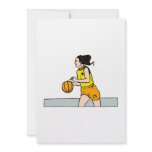 Dribble girl personalized announcement