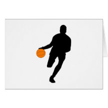 Dribble Silhouette Card