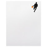 Dribble Silhouette Customized Letterhead