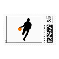 Dribble Silhouette Postage