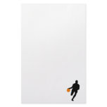 Dribble Silhouette Customized Stationery