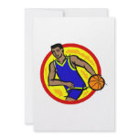 dribble the ball personalized invitation
