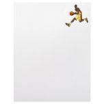 dribble the ball personalized letterhead