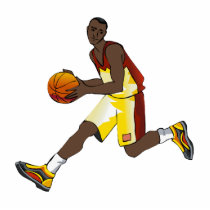 dribble the ball acrylic cut out