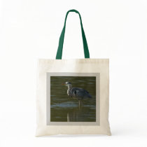 Dribbling Heron Canvas Bag