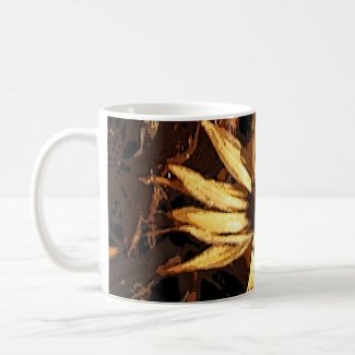 Dried Flower Abstract Mug
