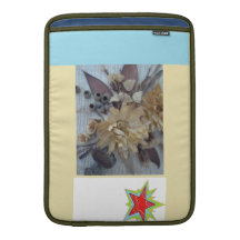 dried flowers sleeve for MacBook air