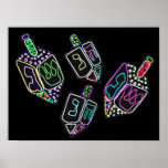 Driedels for Hannukah Print