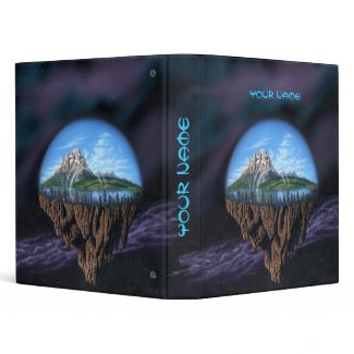 Drifting Earth Binder with Your Name binder