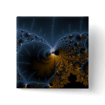 Drifting Jellies - Fractal Art Pins