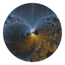 Drifting Jellies - Fractal Art Stickers