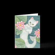 Drifting mercat notecard