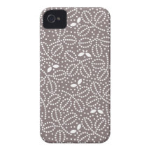 Driftwood Brown Leaf & Butterfly iPhone4S Case Case-Mate iPhone 4 Cases