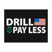 Drill America Pay Less postcards