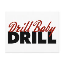 Drill Baby Drill postcards