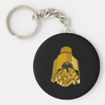 drill bit black key chains