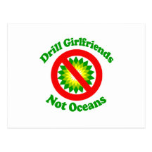 Drill Girlfriends NOT Oceans Postcards