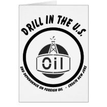 Drill in the US Greeting Card