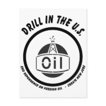 Drill in the US Post Card