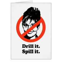 Drill it. Spill it. Cards