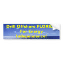 Drill Offshore FLORIDA For Energ... bumper stickers by Catwing Drill Offshore FLORIDA For Energ... bumper stickers