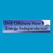 Drill Offshore Now For Energy In... bumper stickers