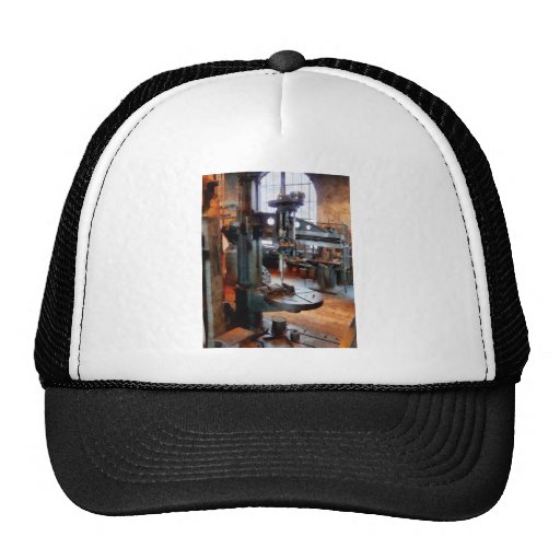Drill Press Near Window Hats