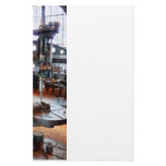 Drill Press Near Window Stationery Design
