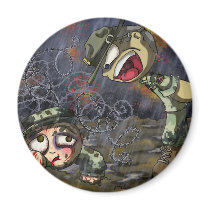 Drill Sergeant Refrigerator Magnet