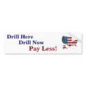 Drill USA Bumper Sticker bumper stickers by CleverSays Drill USA Bumper Sticker bumper stickers