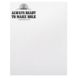 Driller Always Ready To Make Hole,Oil,Hard Hat Letterhead Template