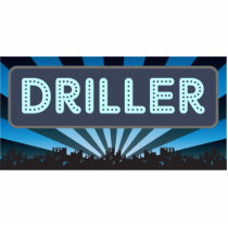 Driller Marquee photo sculptures by itsallhot Driller Marquee photo sculptures
