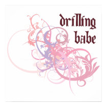 Drilling Babe posters by busybees Drilling Babe posters