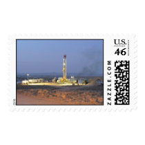 Drilling for Oil postage by ganderc Drilling for Oil postage