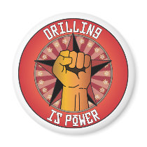 Drilling Is Power magnets by busybrain Drilling Is Power magnets