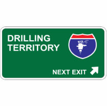 Drilling Next Exit photo sculptures by whatitis Drilling Next Exit photo sculptures