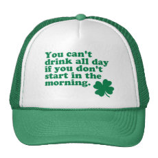 Drink All Day Shirt Hat
