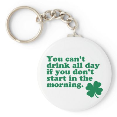 Drink All Day Shirt Keychain